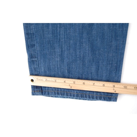 Levis 569 Jeans Mens 42x32 Blue Denim Loose Straight Fit Medium Wash Comfort - Picture 12 of 14